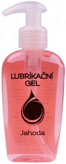 Jahodový lubrikační gel (130 ml)