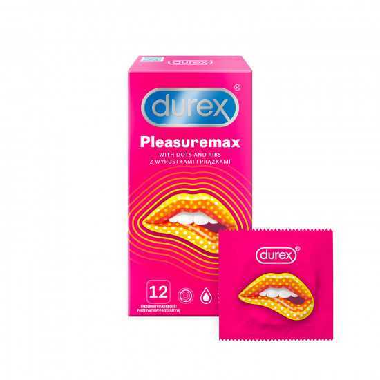 Durex Pleasuremax – vroubkované kondomy (12 ks)