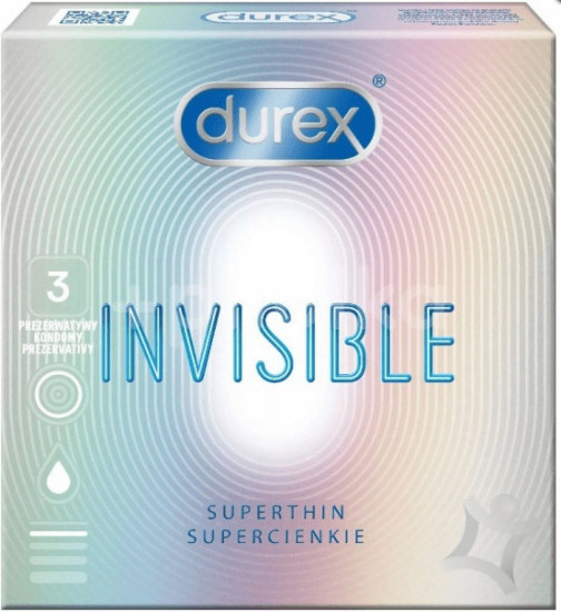 Durex Invisible – tenké kondomy (3 ks)